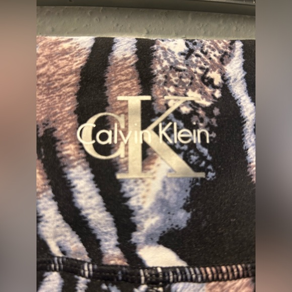 Calvin Klein Snake Print Bike Shorts - Picture 2 of 5